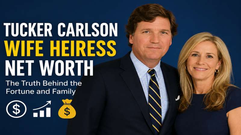 Tucker Carlson Wife Heiress Net Worth Truth Behind Family